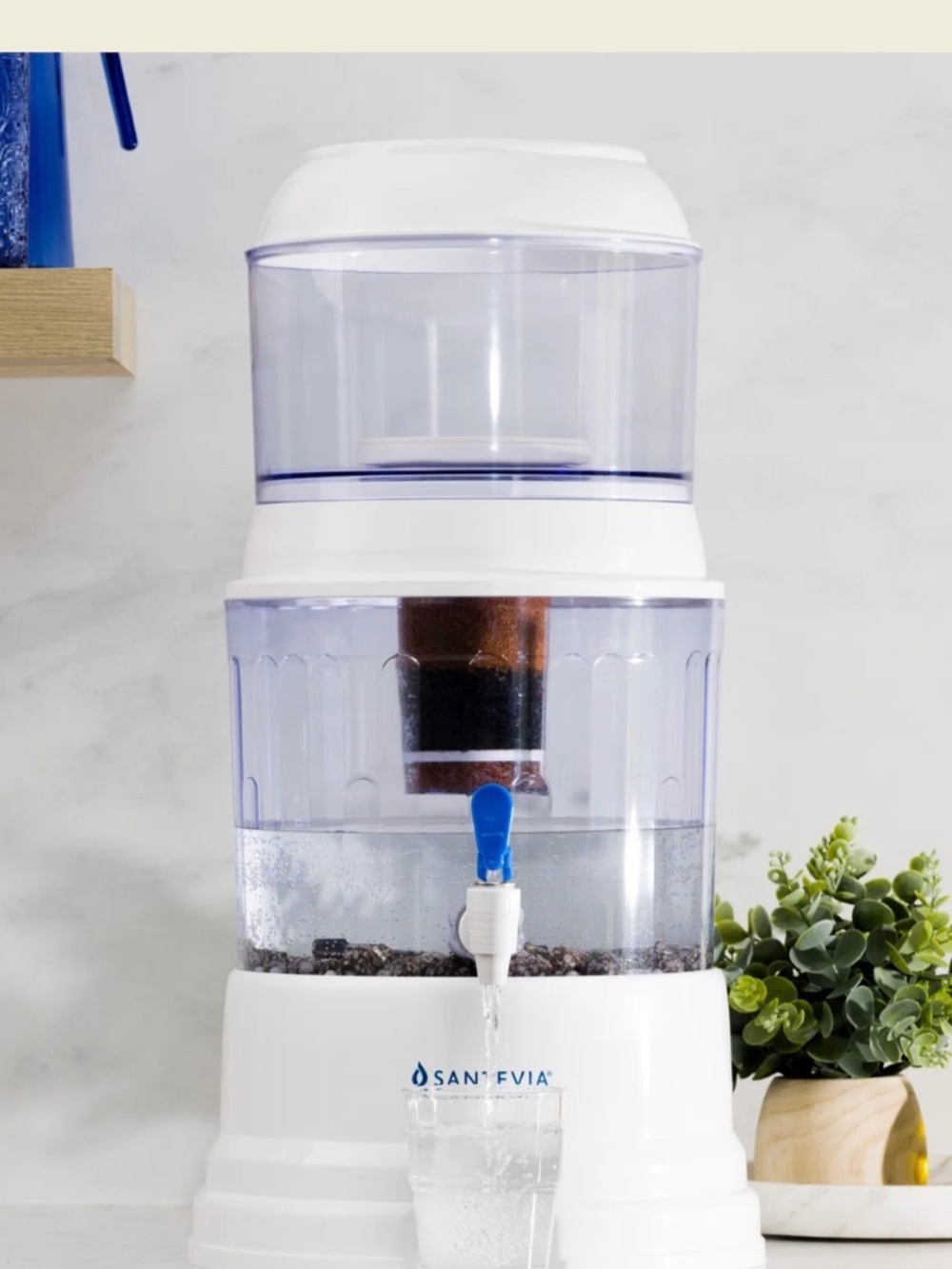 Santevia Counter Top Gravity Water System Minerals